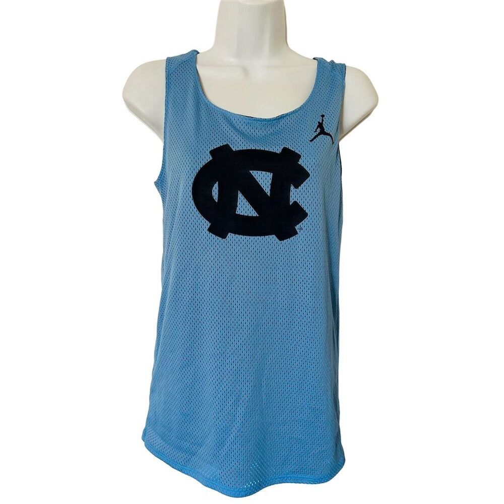 Nike Men's North Carolina Tar Heels Blue Performance Tank Top Jumpman Jordan